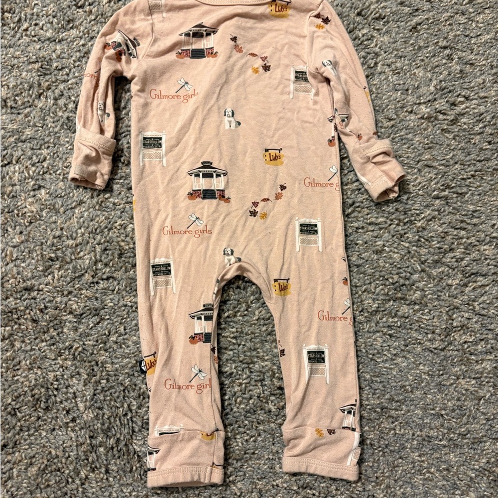 Kyte BABY zipper romper - Gilmore Girls Light Brown - Picture 5 of 5